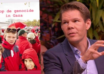 Beau aanwezig bij Gaza-protest bij, krijgt felle kritiek op tv: ‘Dit kán niet!’