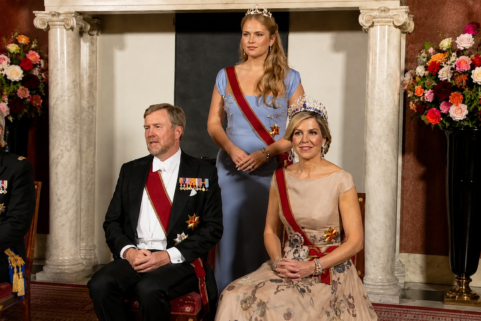 Iedereen zegt hetzelfde over prinses Amalia tijdens staatsbanket met Duitse bondspresident