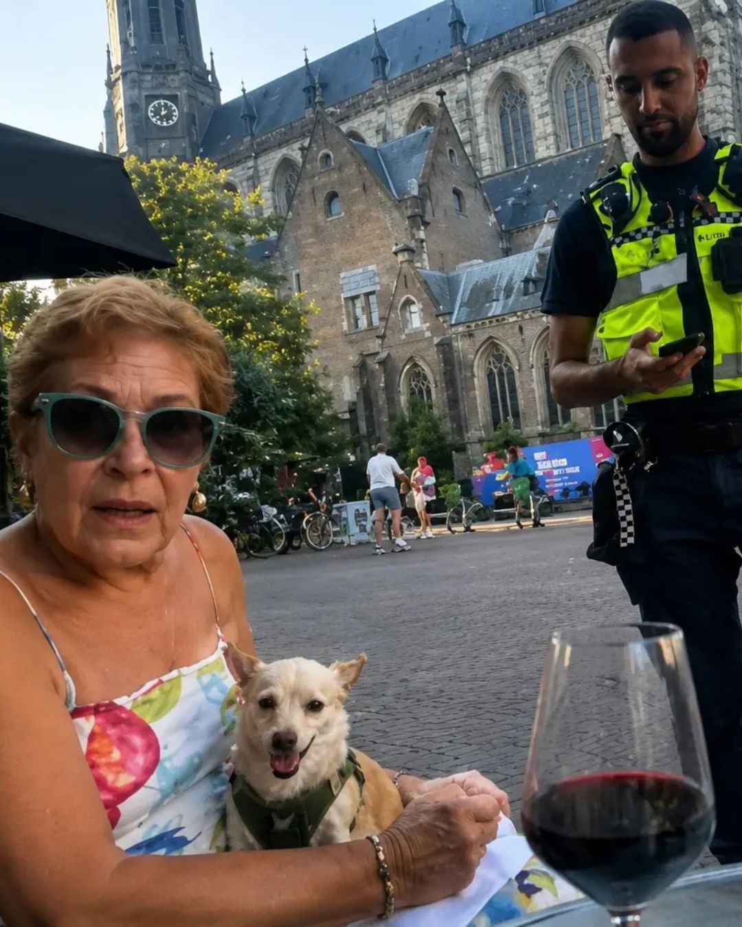 VIDEO: Handhaving deelt boete uit aan bejaarde vrouw met piepklein hondje en de reden is echt bizar