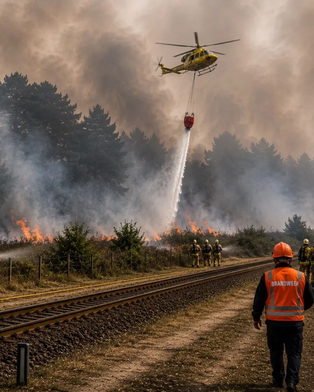 Brand in Limburg breidt zich in razend tempo uit: campings in regio met spoed ontruimd