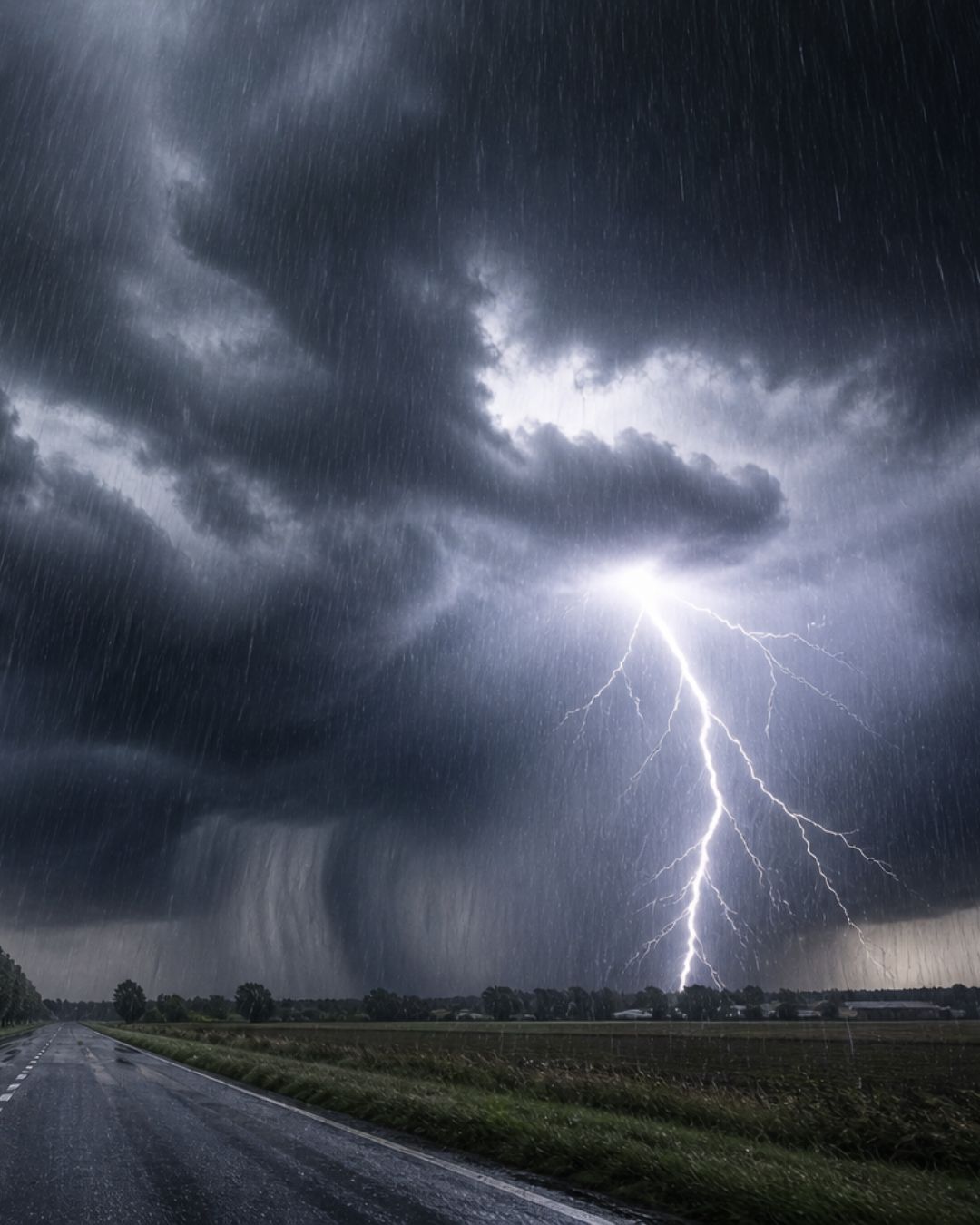 KNMI waarschuwt 8 provincies voor hevig noodweer