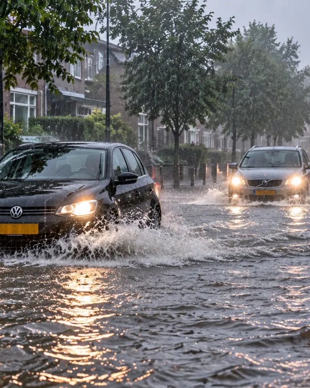 Flinke plensbuien onderweg: vooral deze twee provincies krijgen het zwaar